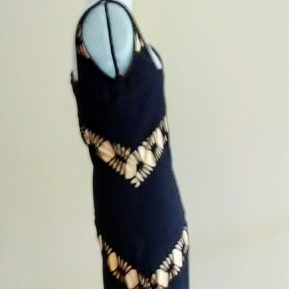NWOT 90s Vintage Asymmetrical Knit Midi Dress - Picture 4 of 4